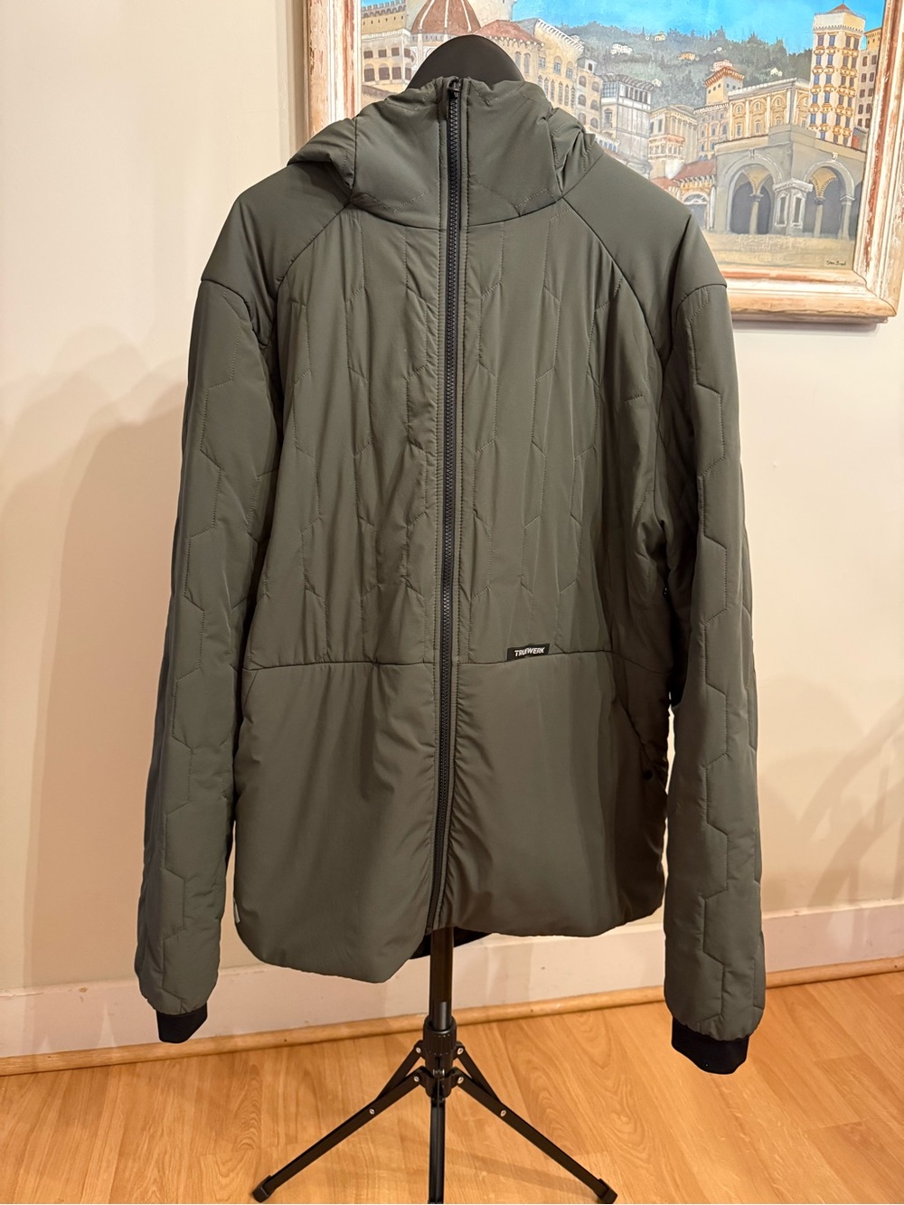 Truewerk Woobie Jacket with Hood - Deep Olive - X-Large
